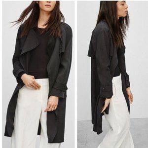 Babaton Black Trench Coat